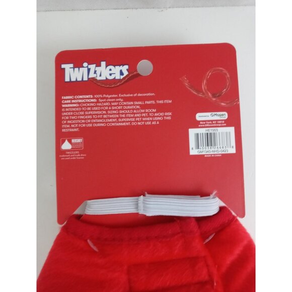 New Twizzlers Costume Small Animal Guinea Pig Pet Halloween Costume - Picture 5 of 5